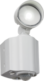 230V IP55 LED Security Spotlight - White with PIR Sensor