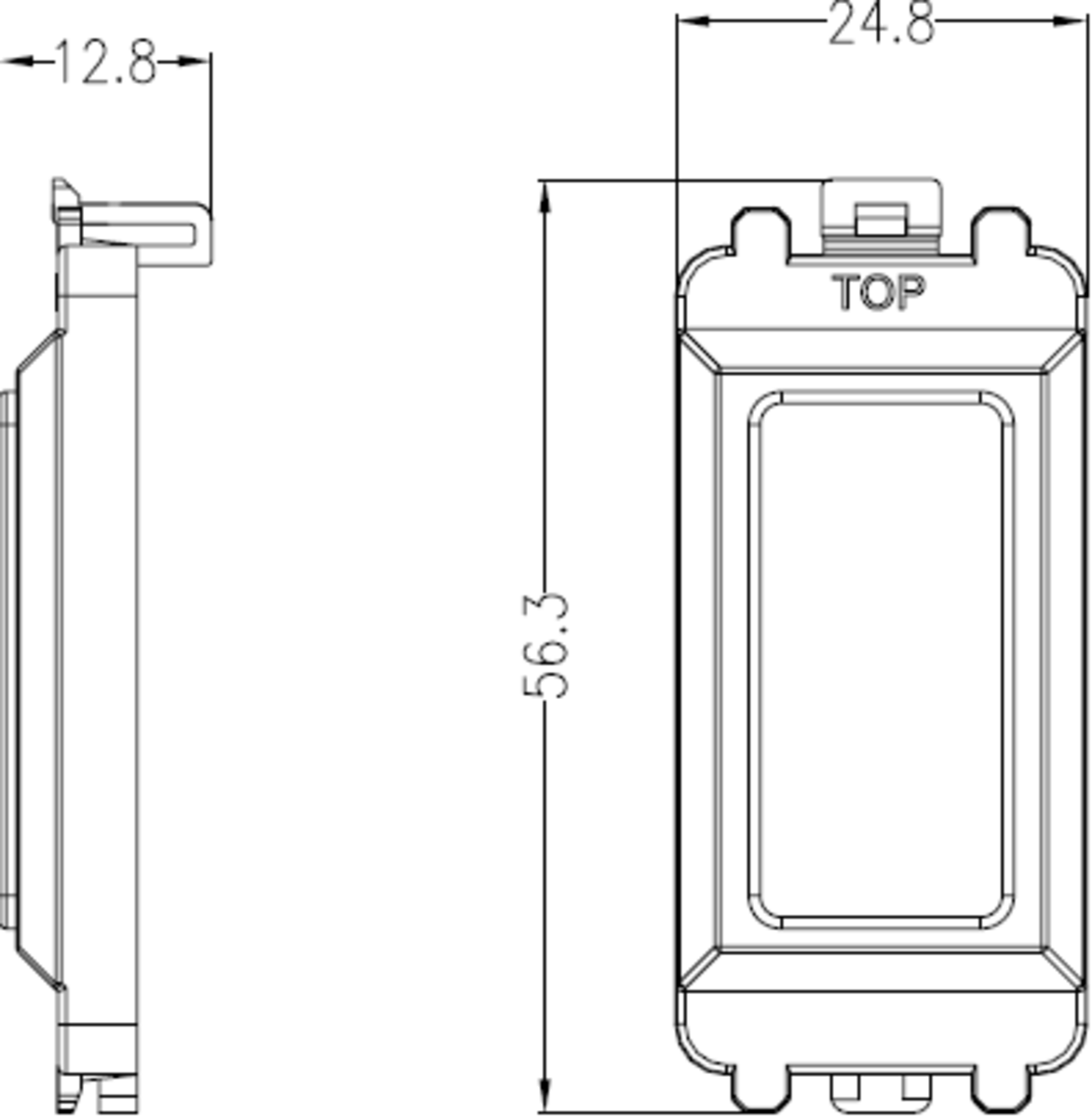 ML Accessories Blank Grid Module - Alternate View