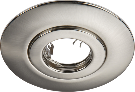 Brushed Chrome Hole Converter Kit - Pressed Steel, 140mm Diameter