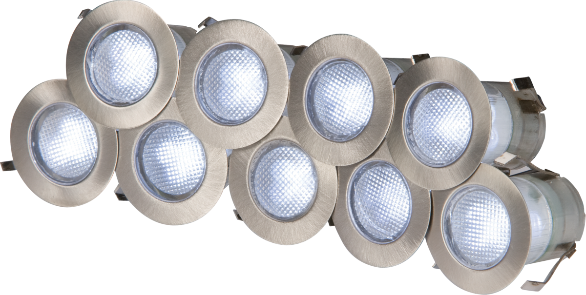 230V IP65 10 x 0.2W Cool White LED Kit - 6000K