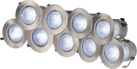 230V IP65 10 x 0.2W Cool White LED Kit - 6000K