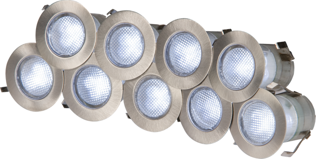 230V IP65 10 x 0.2W Cool White LED Kit - 6000K
