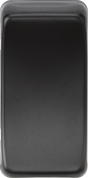 Matt Black Switch Cover - Interchangeable Rocker