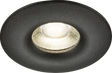 Odina Single Fixed Round Downlight Black - Elegant Design