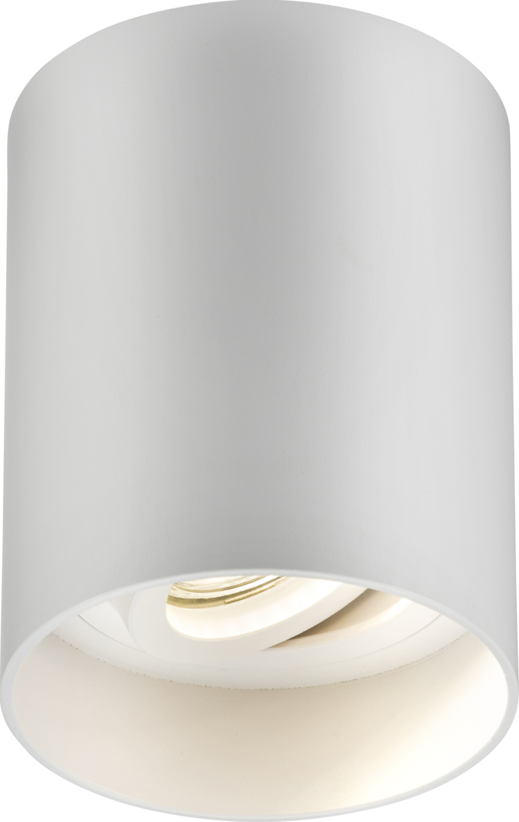 Oran Surface Tilt Round Downlight White - Adjustable, Knightsbridge