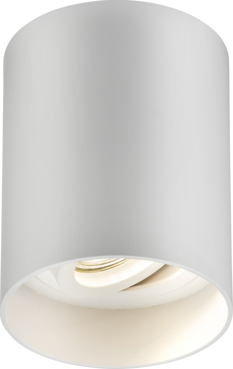 Oran Surface Tilt Round Downlight White - Adjustable, Knightsbridge