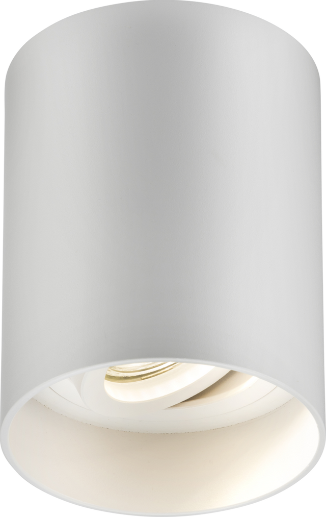 Oran Surface Tilt Round Downlight White - Adjustable, Knightsbridge