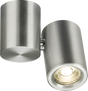 Dee Single Surface Adjustable Round Spotlight - Brushed Chrome