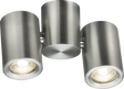 Dee Twin Surface Adjustable Round Spotlight Brushed Chrome