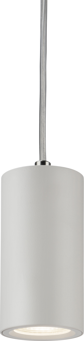 Dasan Single Short Fixed Round Pendant White - Elegant Design