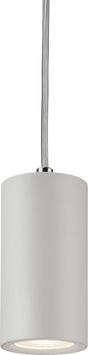 Dasan Single Short Fixed Round Pendant White - Elegant Design