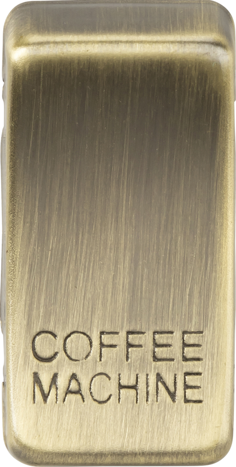 Antique Brass COFFEE MACHINE Switch Cover - GDCOFFAB