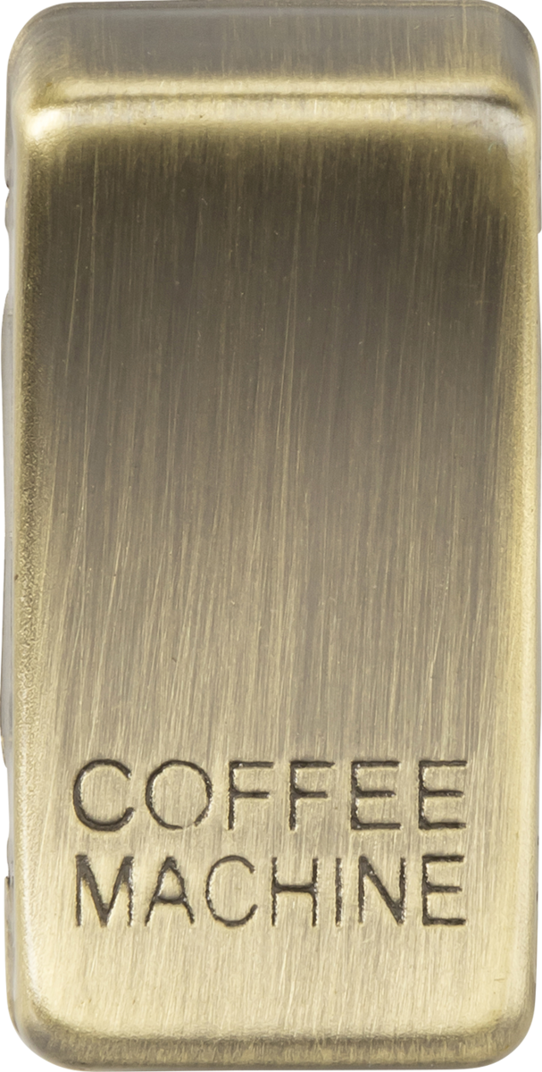 Antique Brass COFFEE MACHINE Switch Cover - GDCOFFAB
