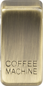 Antique Brass COFFEE MACHINE Switch Cover - GDCOFFAB