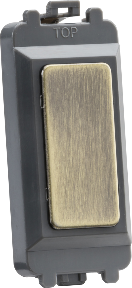 ML Accessories Blank Grid Module - Antique Brass