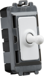 20AX Intermediate Grid Toggle Switch - Matt White
