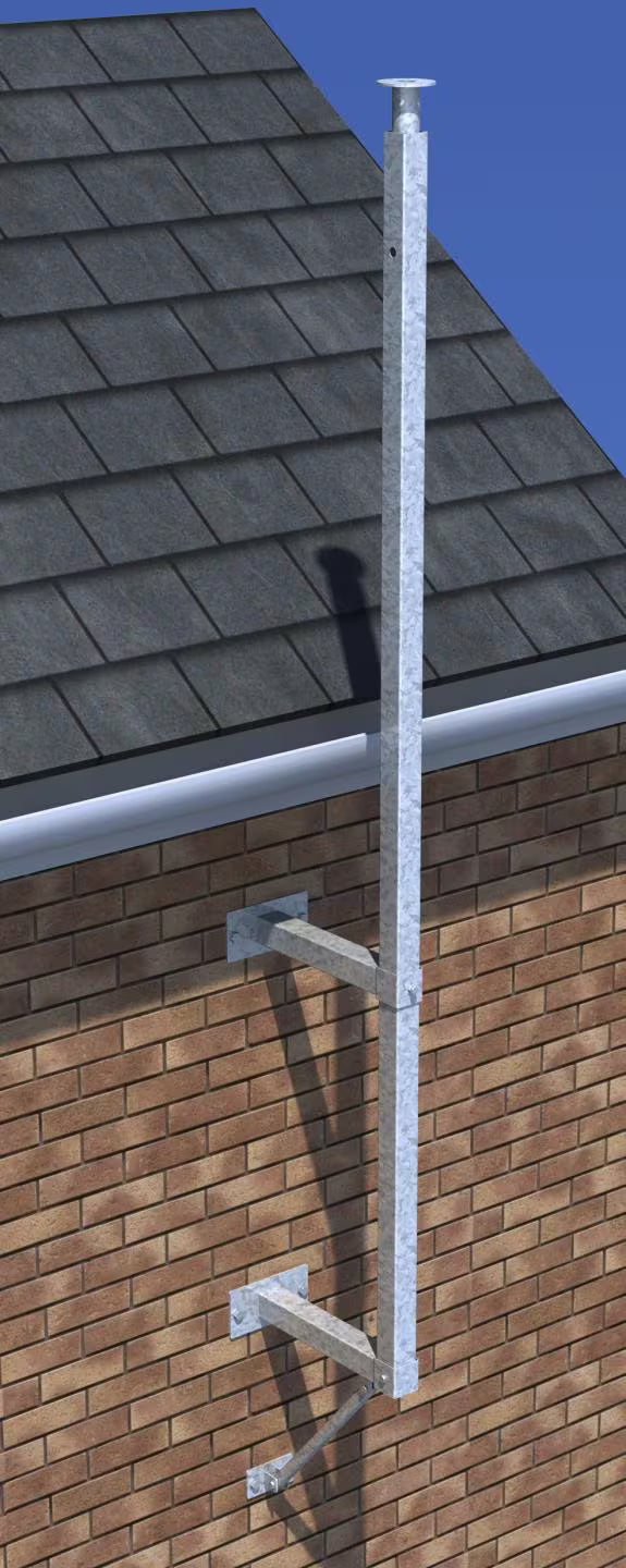 Altron ACP2/450 Wall Mounted Fixed Camera Pole