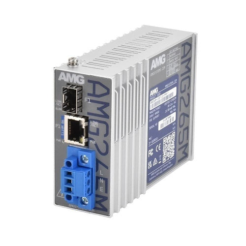 AMG Systems AMG265M-1FBT-1S-P90-T PoE media converter