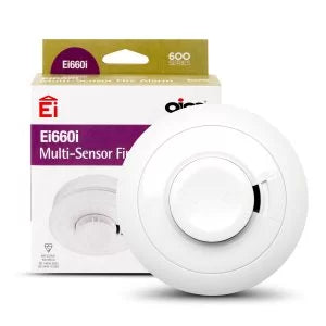 Aico Ei660i Multi-Sensor Fire Alarm – Battery-Powered Optical & Heat Detection – SKU: Ei660i