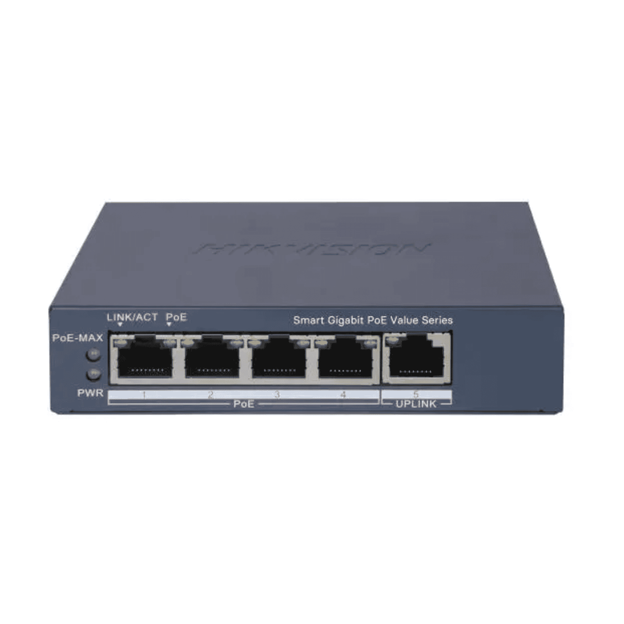 Hikvision DS-3E1505P-EI 4-Port Gigabit Smart Managed PoE Switch with 1 Uplink Port