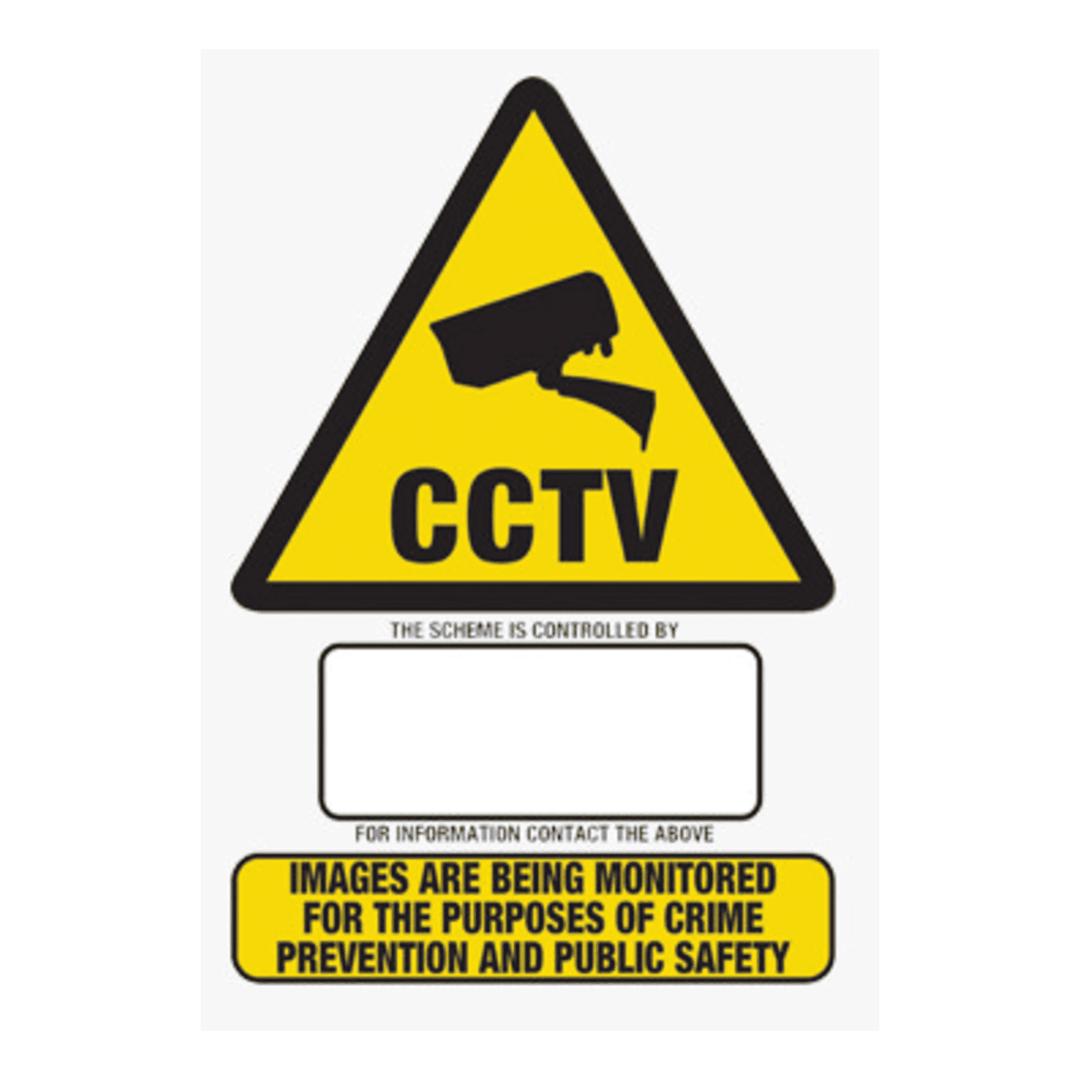 HAYDON HAY-WSA5-V2 STICKER - A5 VIDEO & AUDIO A5 CCTV Window Sticker, Video & Audio