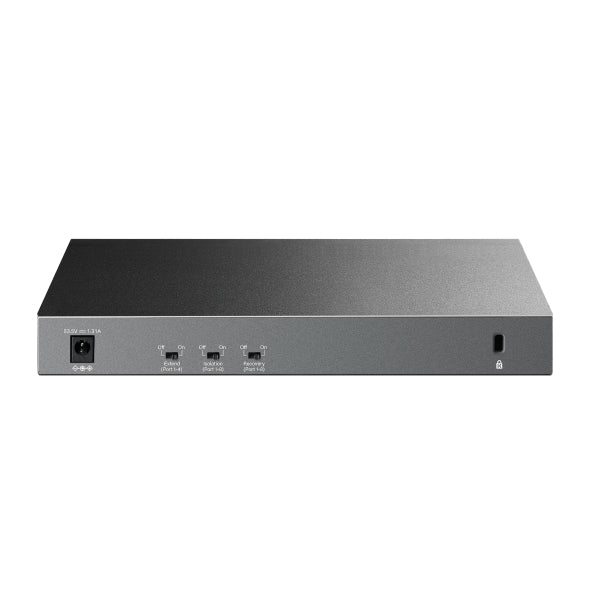 TP-Link 10-Port Gigabit PoE+ Desktop Switch with SFP – LS1210GP | 8x PoE+ Ports | 61W Budget | Plug & Play