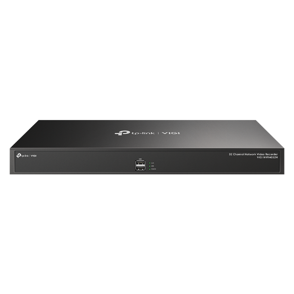 TP-Link VIGI NVR4032H | 32-Channel 4K Network Video Recorder, 4× SATA, Dual Ethernet, H.265+, 16-Channel Playback | SKU: VIGI NVR4032H