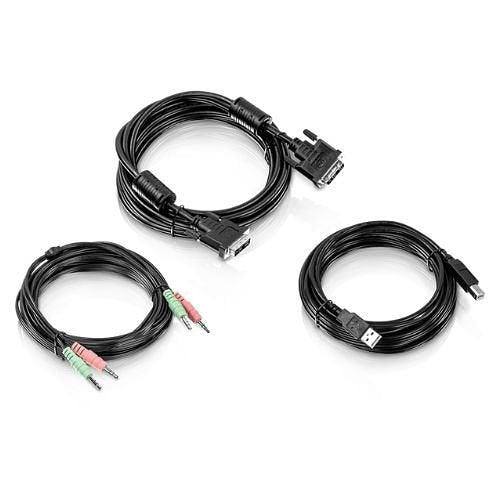 TRENDnet TKCD15 KVM cable, silver