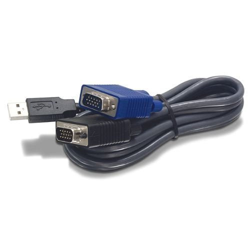 TRENDnet TKCU10 KVM cable, silver