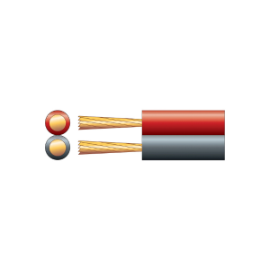 Mercury: 802.764UK, Figure 8 Power/Speaker Cable, Red/Black, 50m, 30A