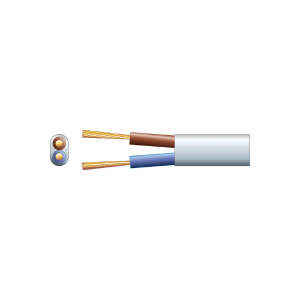 Mercury: 804.365UK, 2192Y 2 Core Oval PVC Cable, 100m, 300/300V, 3A