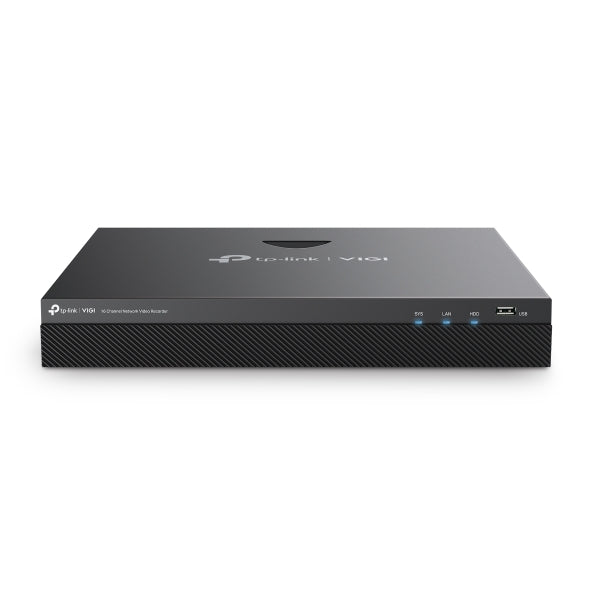 TP-Link VIGI NVR2016H – 16 Channel 4K PoE Network Video Recorder | 20TB Storage, 16-Channel Playback, H.265+ | SKU: VIGI NVR2016H