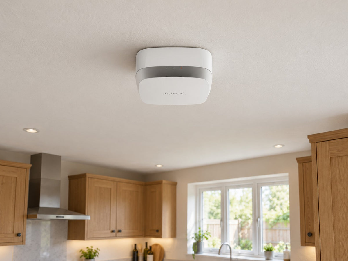 Ajax FireProtect 2 RB Heat installed in British domestic kitchen.