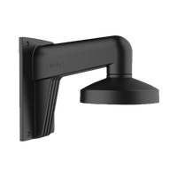 HikVision: DS-1273ZJ-140/BLACK, Metal Wall Mount Bracket, Dome Camera Compatible, Aluminium Alloy, 140 x 182 x 120 mm, Black