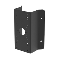 HikVision: DS-1276ZJ-SUS/BLACK, Stainless Steel Corner Mount Bracket, 126x105mm, Waterproof, 10 kg Load Capacity