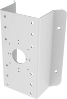 HikVision: DS-1276ZJ-SUS, Corner Mount Bracket, Stainless Steel, 126 x 105 x 250mm