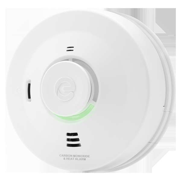 Espire ES1CHLV Carbon Monoxide and Heat Multi-Sensor Alarm Powered by Mains with a 10 Year Lithium Battery