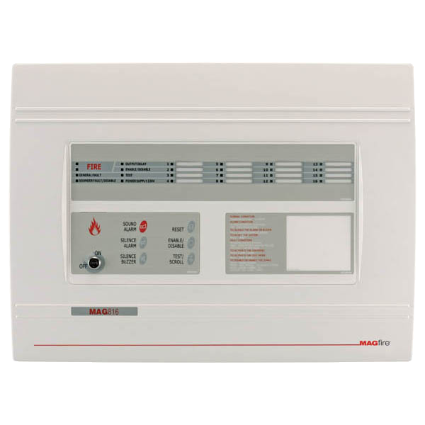 MAG MAG816 Conventional 8-16 Zone ABS Fire Panel