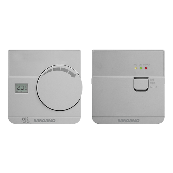 Sangamo Choice CHPRSTATDRFS Wireless Digital Thermostat in Silver