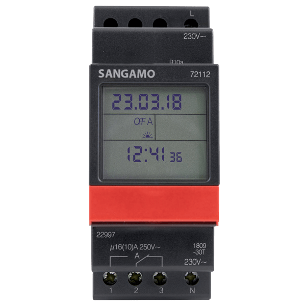 Sangamo 72112 Standard 2 Module, 1 Channel, 7 Day, 46 Operations