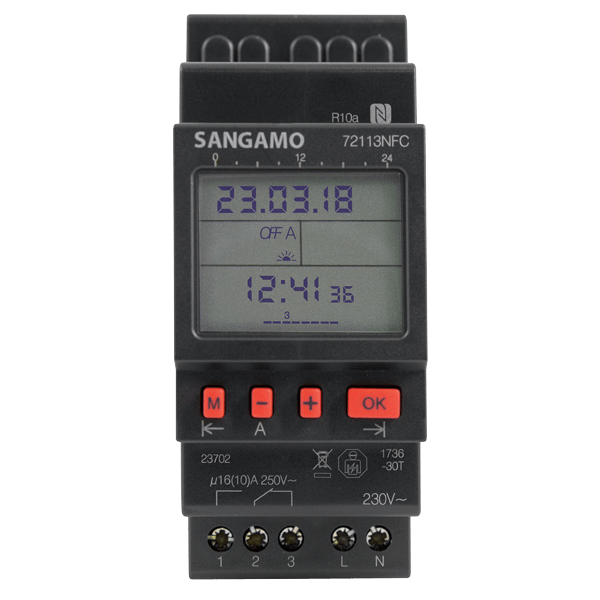 Sangamo 72113NFC Standard NFC 2 Module 1 Channel, 7 Day Timer, 56 Operations