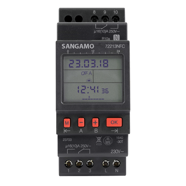 Sangamo 72213NFC Standard NFC 2 Module 2 Channel, 7 Day Timer, 56 Operations