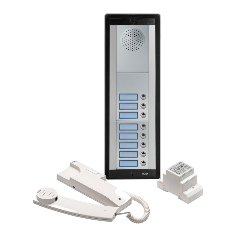 Videx 8K-8S eight-button audio door entry kit