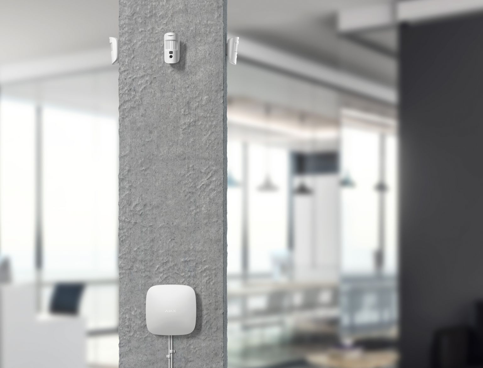 Ajax alarm in an empty room 