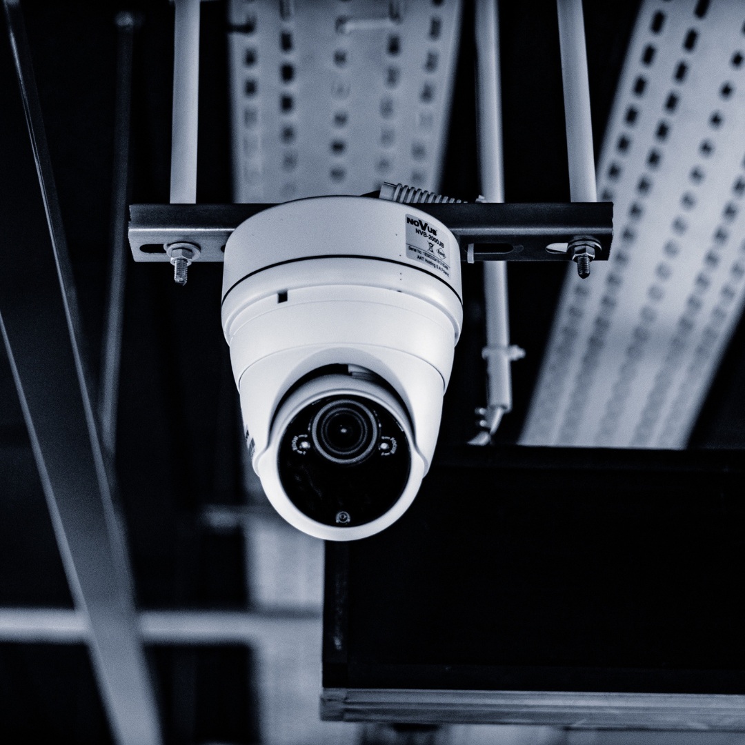 white PTZ camera 