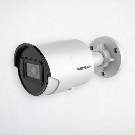 Hikvision Bullet CCTV Camera white and black