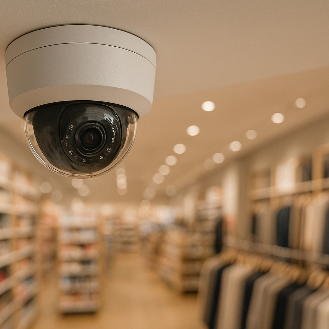 CCTV camera in shop 