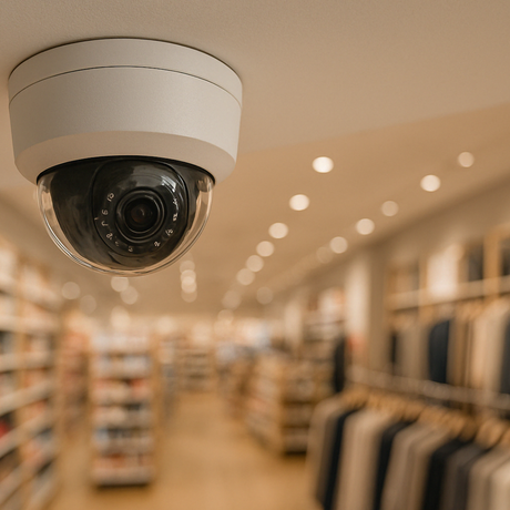 CCTV camera in shop 