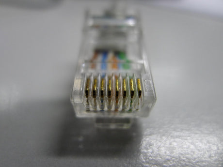 close up of RF45 connector 