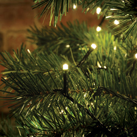 Christmas tree with warm white lights
